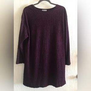Dark purple tunic